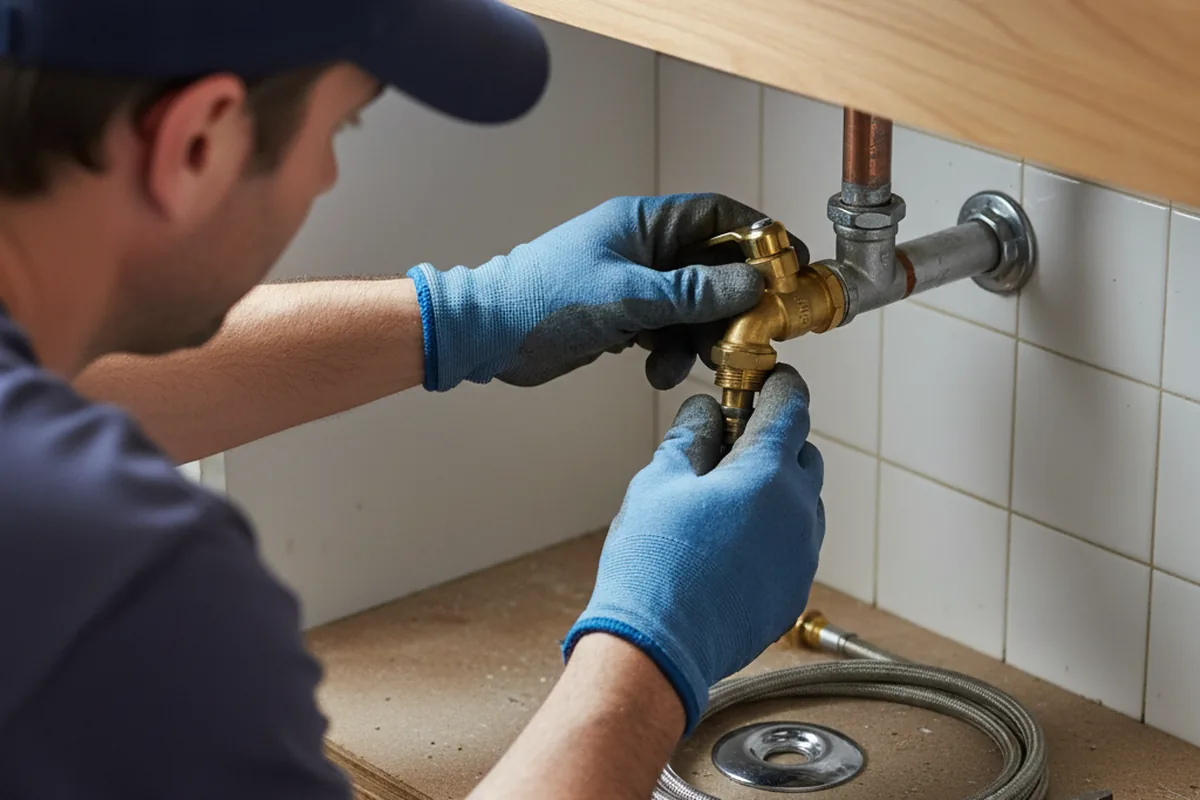 Shutoff valve and fitting work during Emergency Plumbing in Montrose